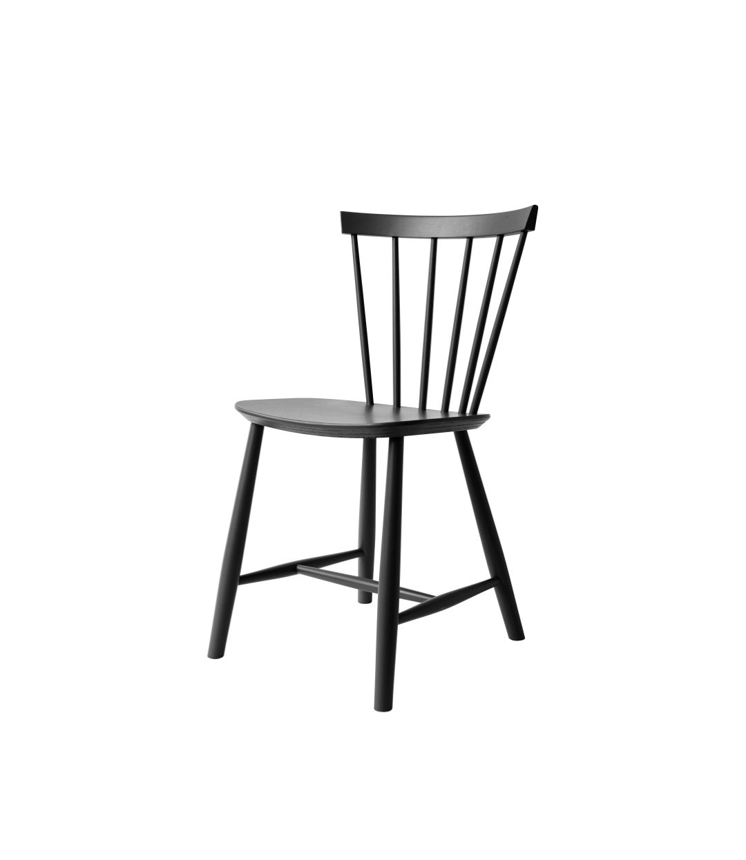 J46 - Stuhl - 2 Stk - Buche - Jet Black