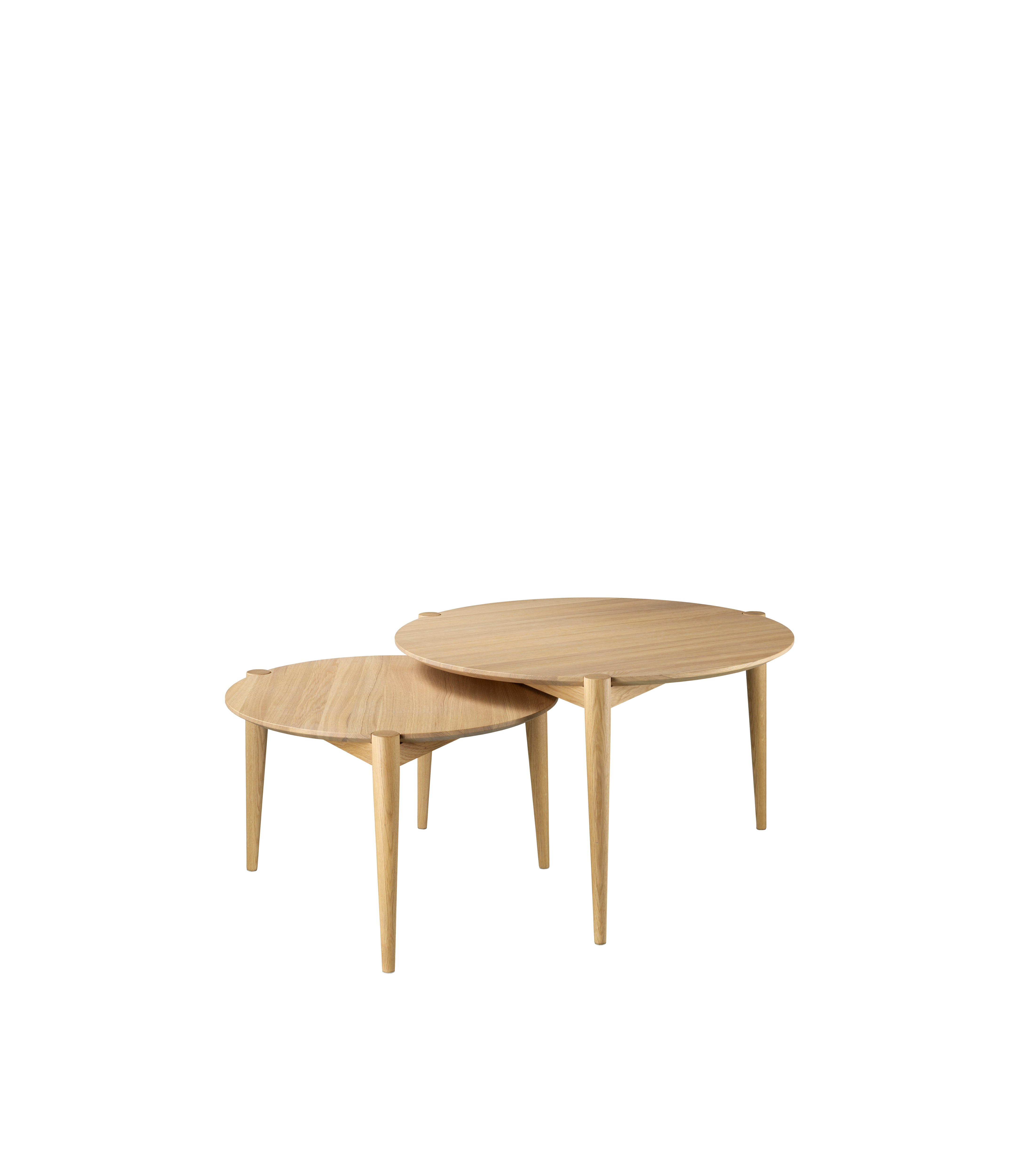 D102 Søs - Couchtisch - Eiche - Geölt - Ø70
