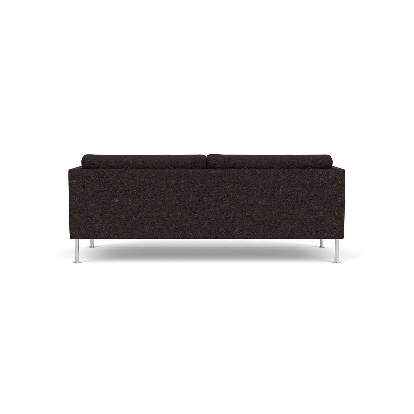 L42 Firhøj - 2,5 pers. sofa - Stål - Black-Brown