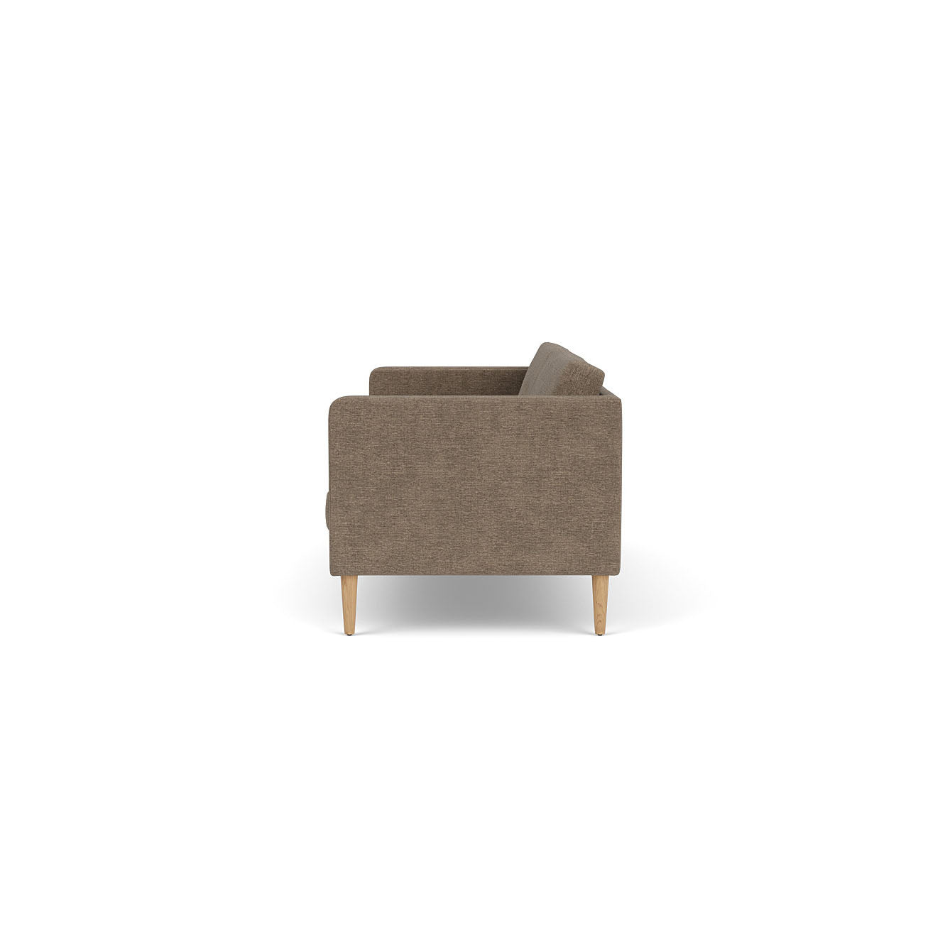 L42 Firhøj - 2,5 pers. sofa - Eg - Taupe (233)