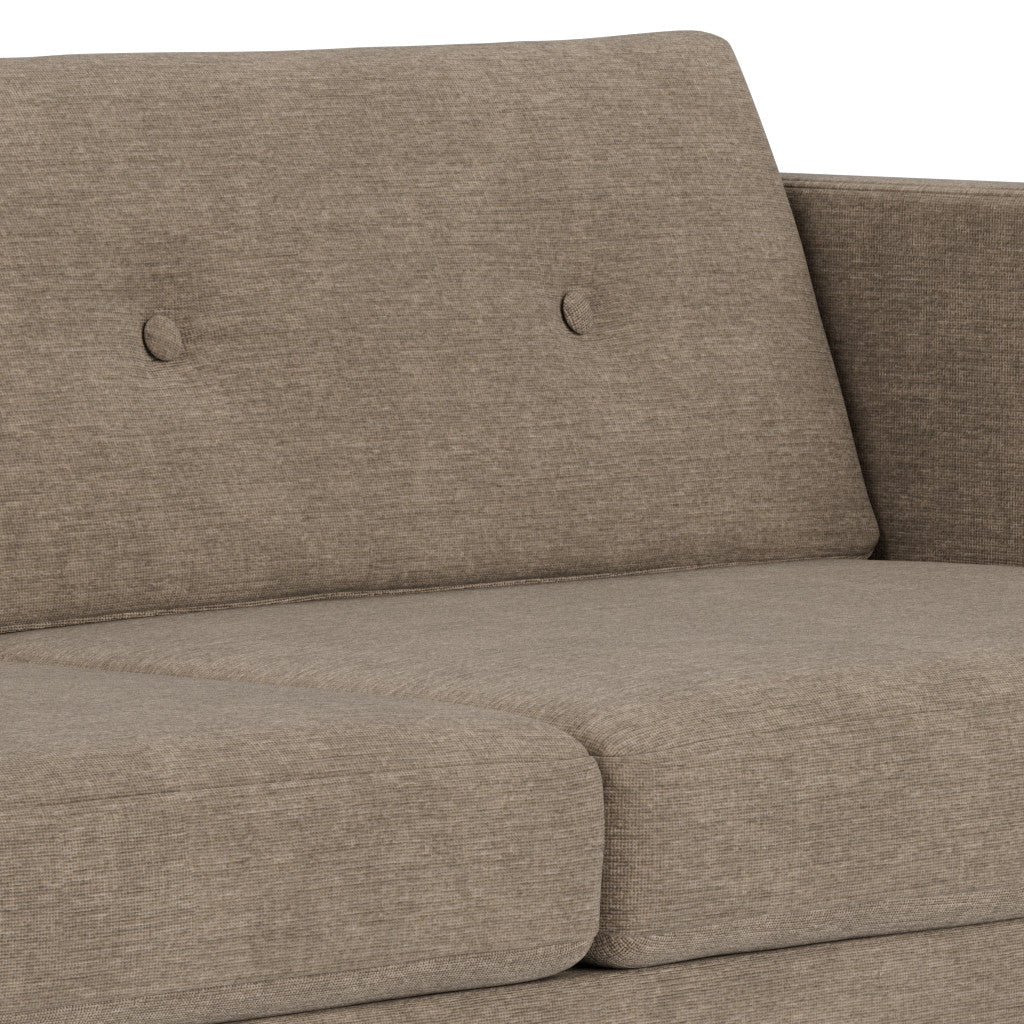L42 Firhøj - 2,5 pers. sofa - Eg - Taupe (233)
