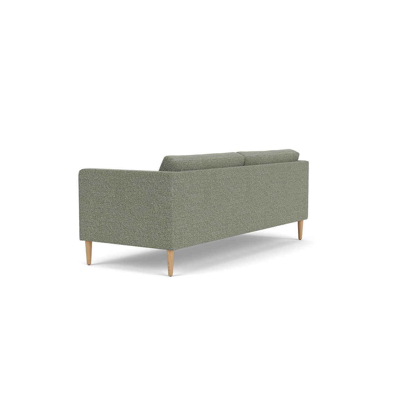 L42 Firhøj - 2,5 pers. sofa - Eg - Green-Melange