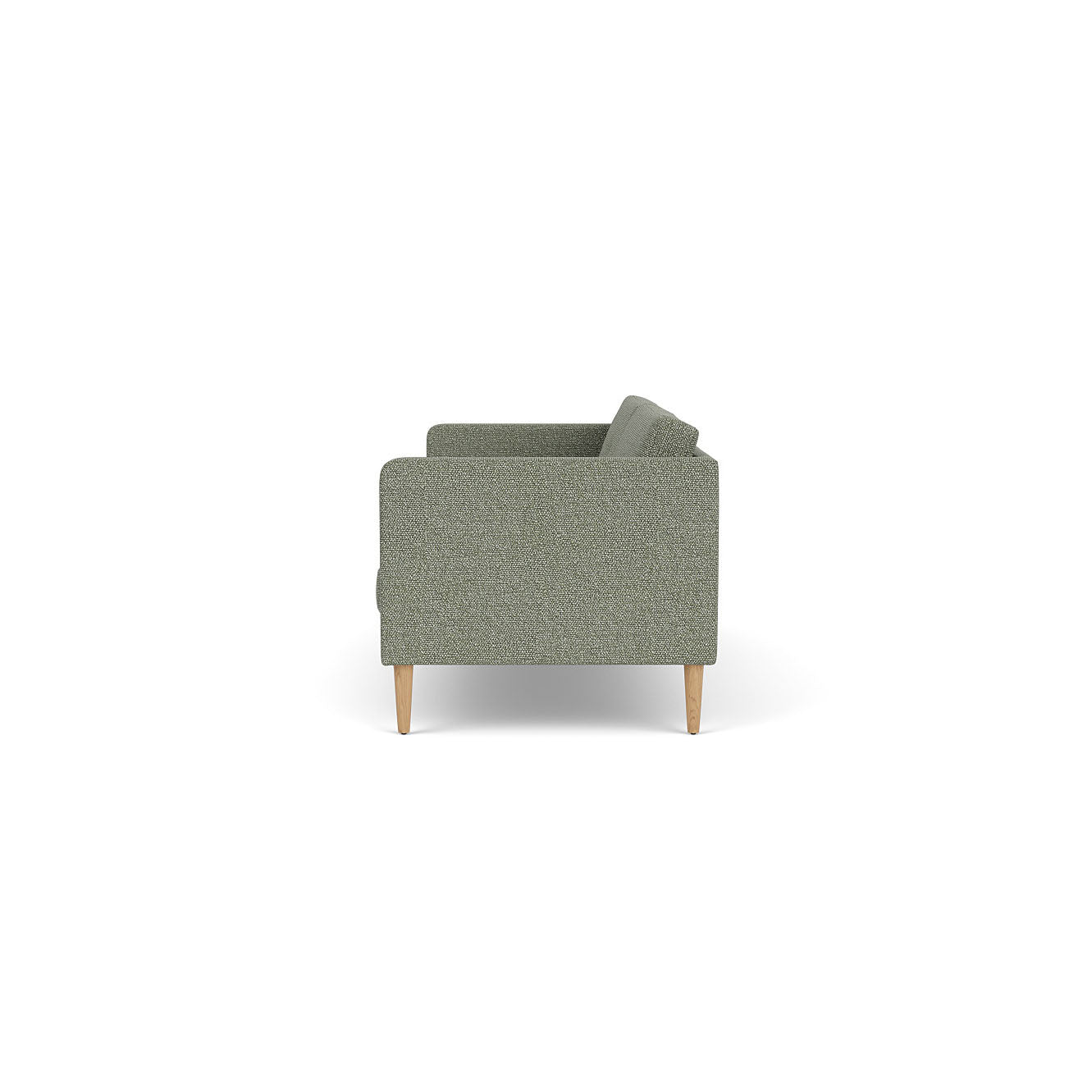 L42 Firhøj - 2,5 pers. sofa - Eg - Green-Melange
