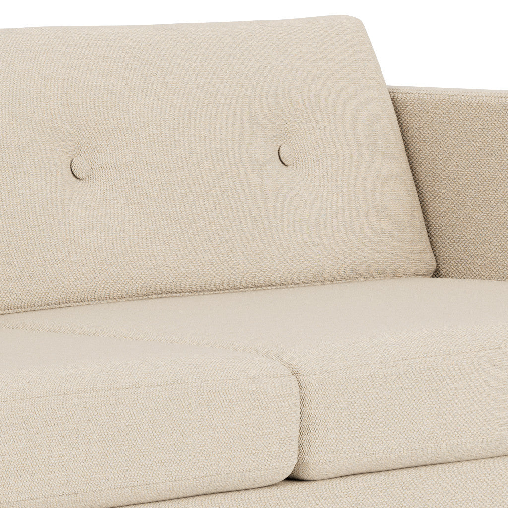 L42 Firhøj - 2,5 pers. sofa - Eg - Beige (90)