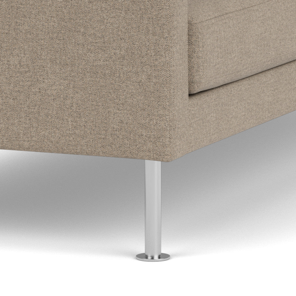 L42 Firhøj - 2,5 pers. sofa - Stål - Light Grey