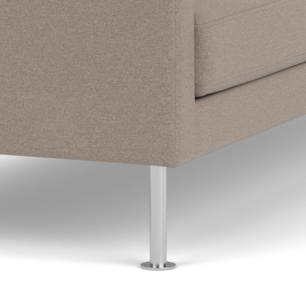 L42 Firhøj - 2,5 pers. sofa - Stål - Stone (181)