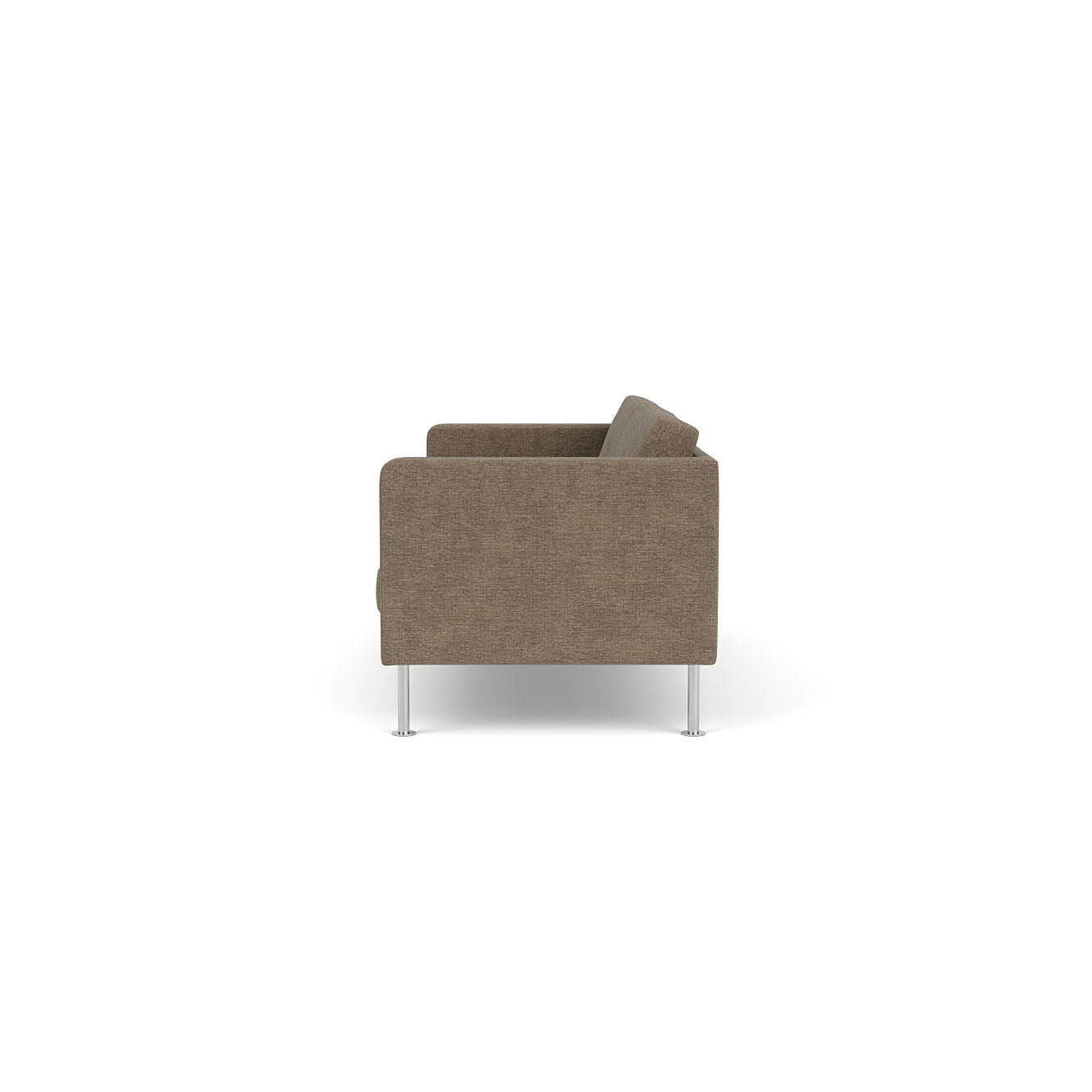 L42 Firhøj - 2,5 pers. sofa - Stål - Taupe (233)