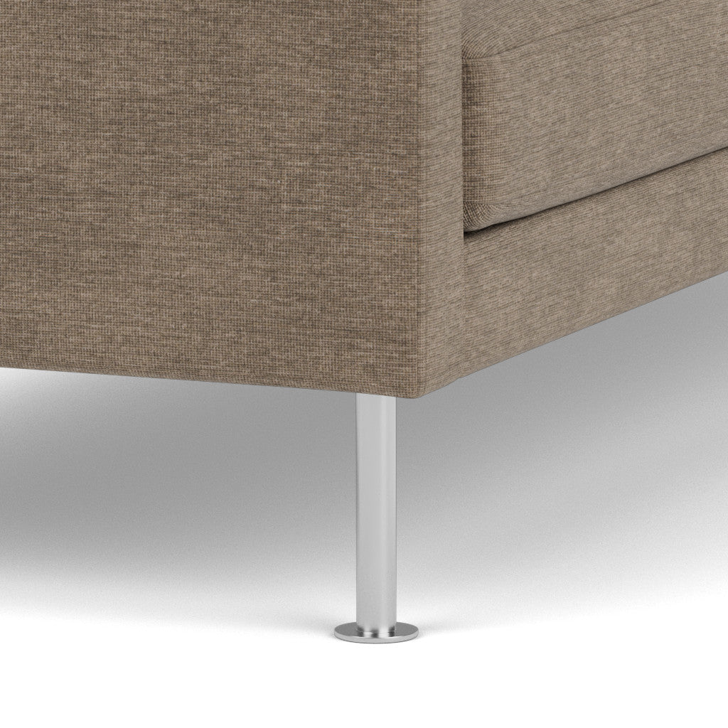 L42 Firhøj - 2,5 pers. sofa - Stål - Taupe (233)