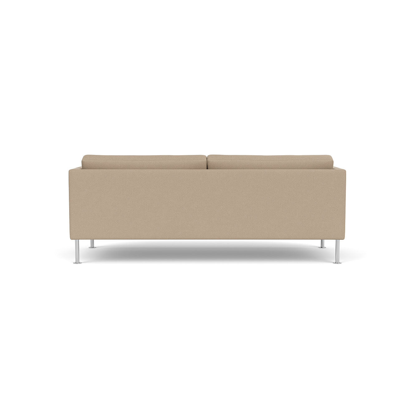 L42 Firhøj - 2,5 pers. sofa - Stål - Beige (61252)