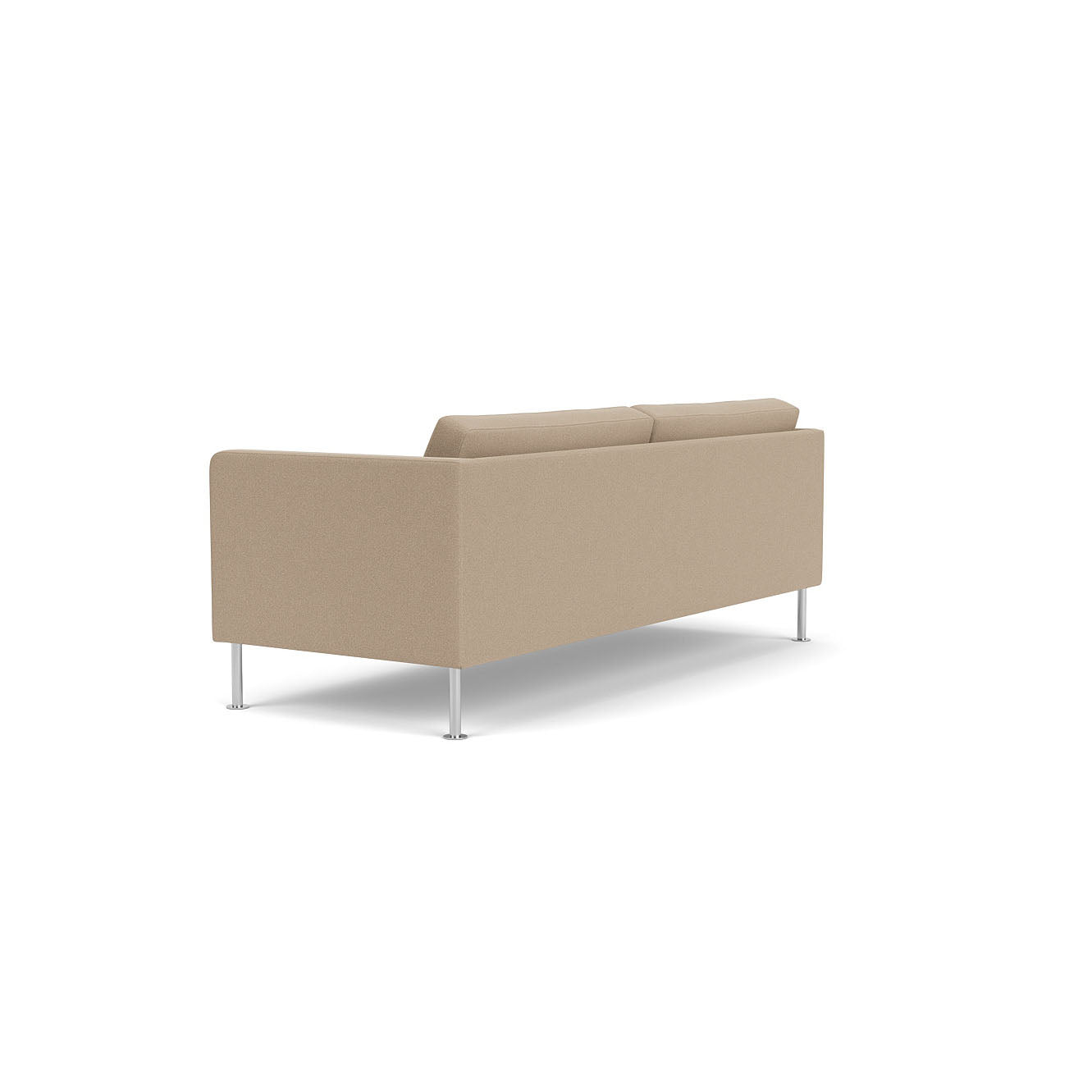 L42 Firhøj - 2,5 pers. sofa - Stål - Beige (61252)
