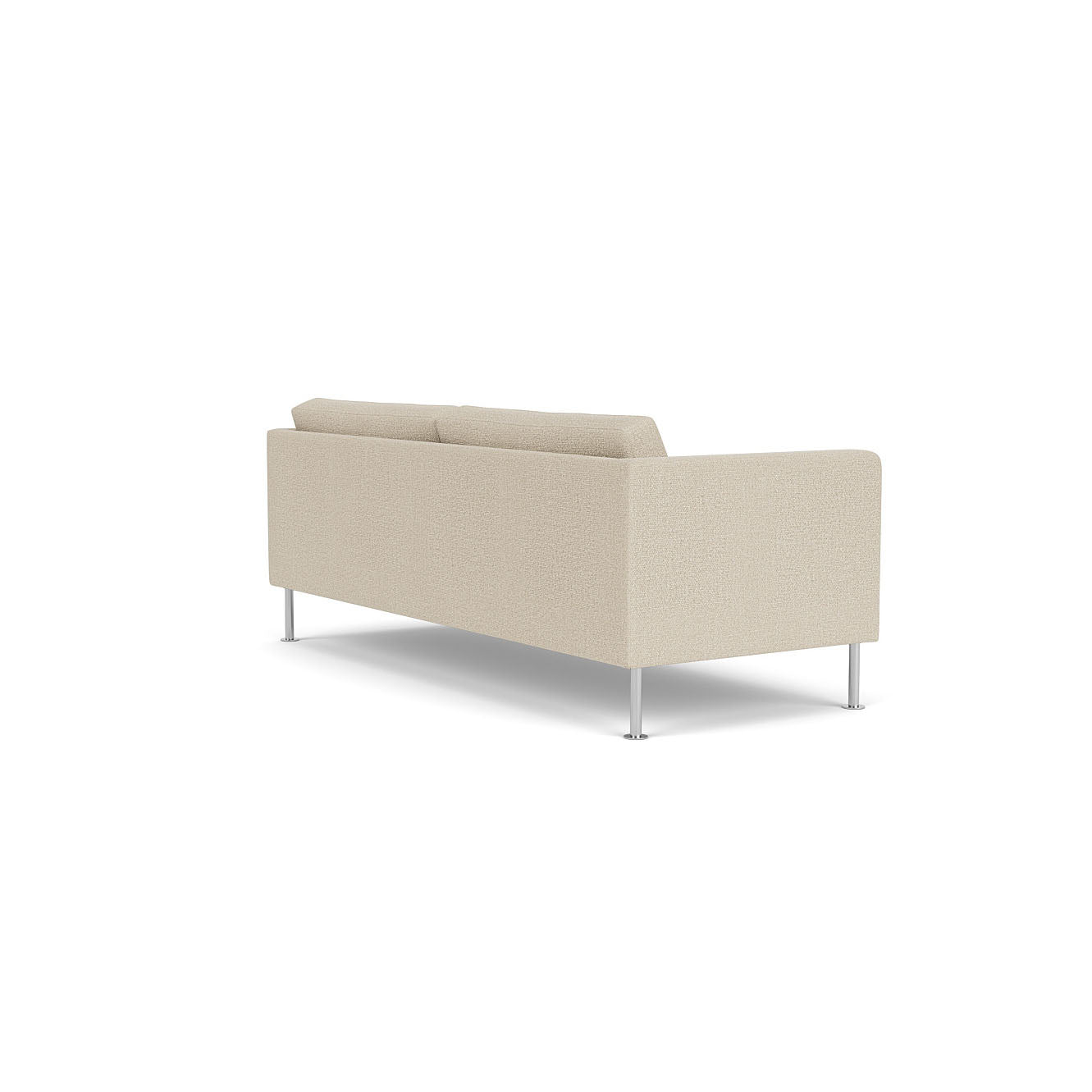 L42 Firhøj - 2,5 pers. sofa - Stål - Beige (00)