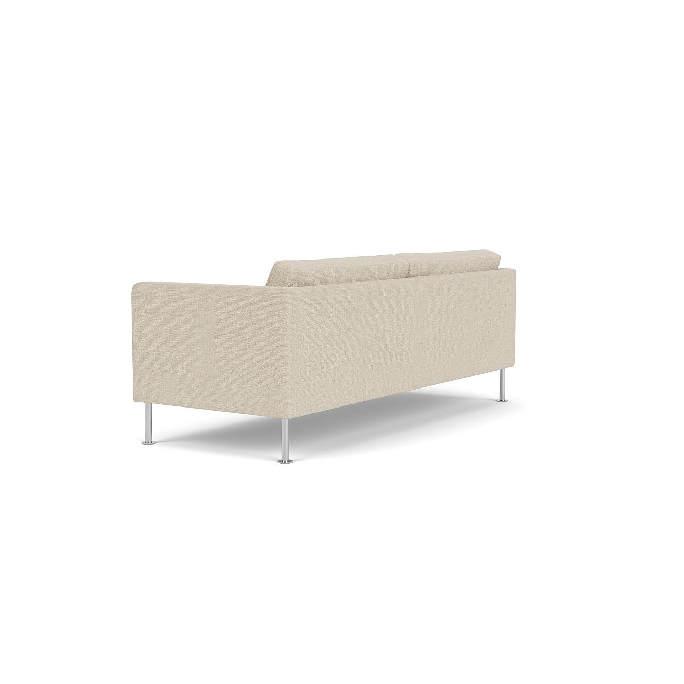 L42 Firhøj - 2,5 pers. sofa - Stål - Beige (00)