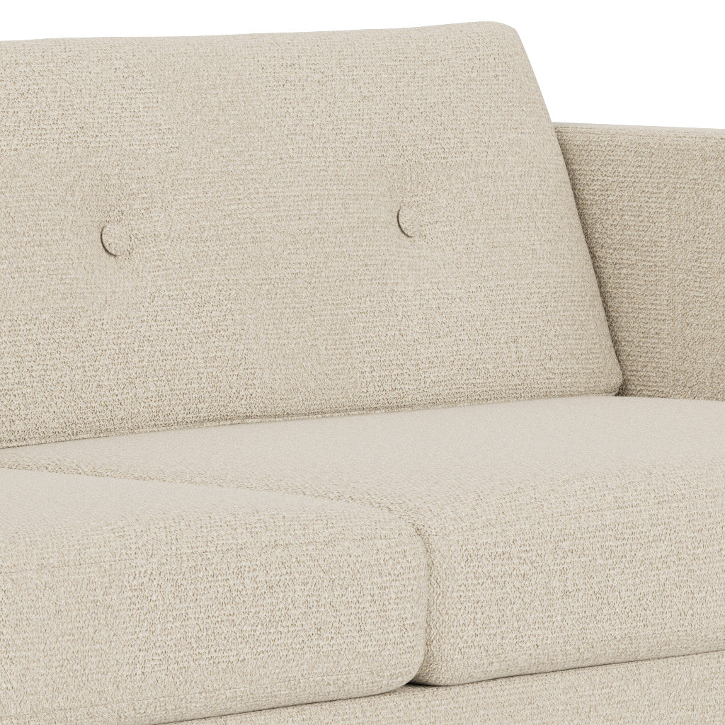 L42 Firhøj - 2,5 pers. sofa - Stål - Beige (00)