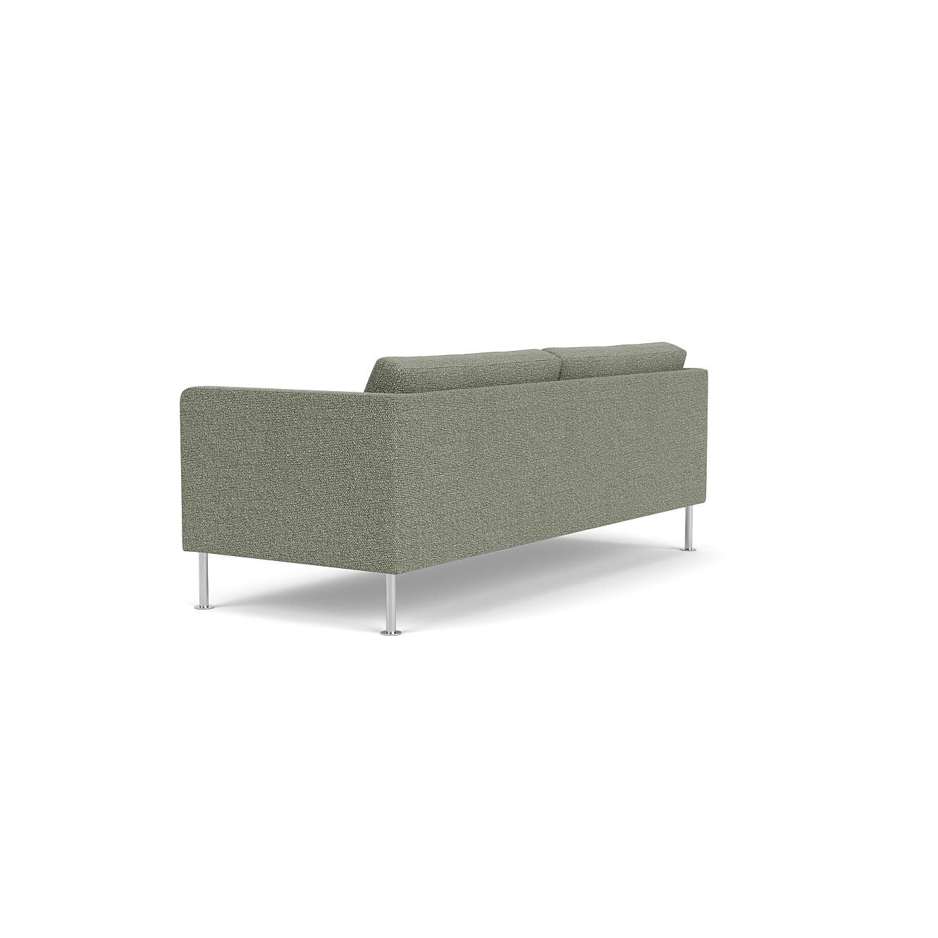 L42 Firhøj - 2,5 pers. sofa - Stål - Green-Melange