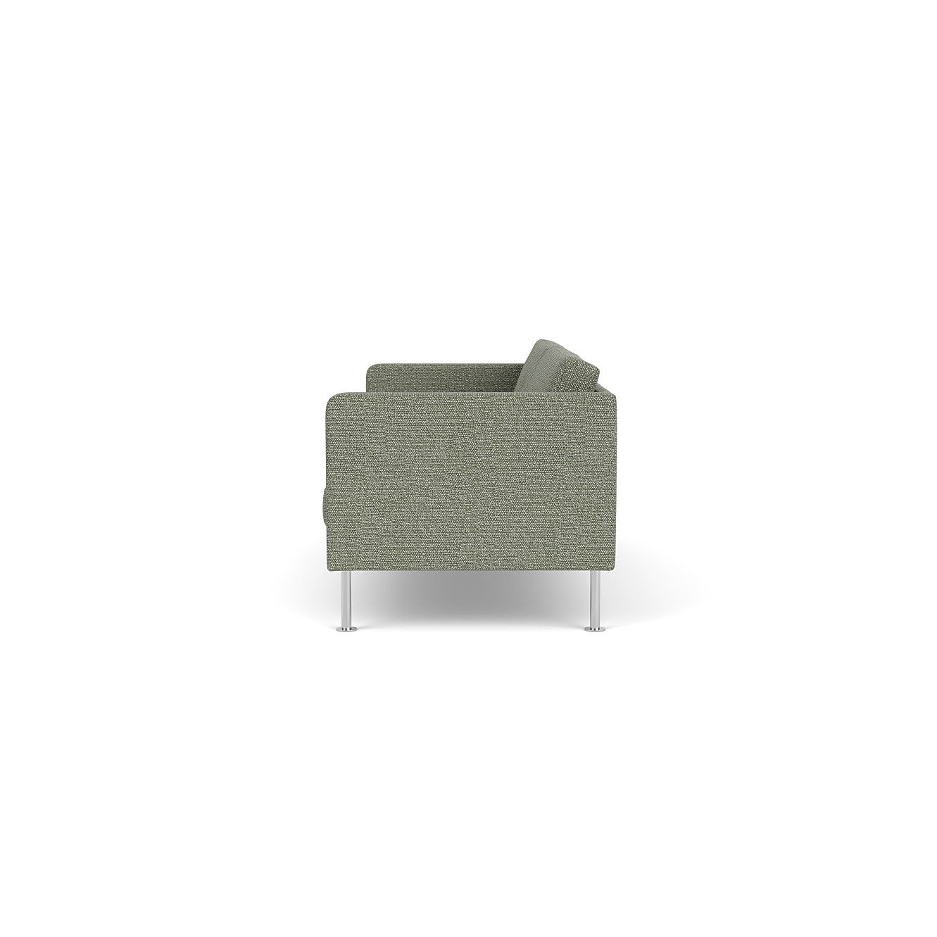 L42 Firhøj - 2,5 pers. sofa - Stål - Green-Melange