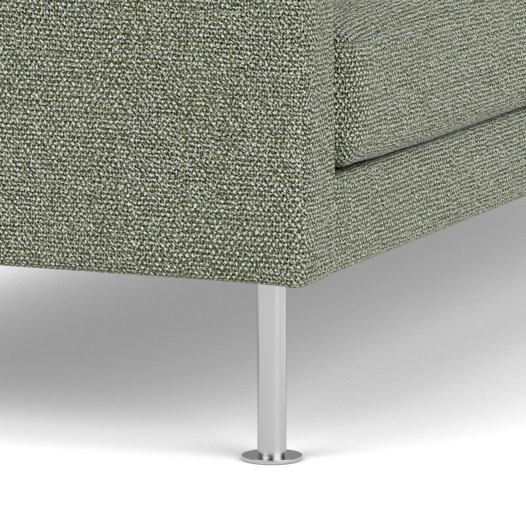 L42 Firhøj - 2,5 pers. sofa - Stål - Green-Melange