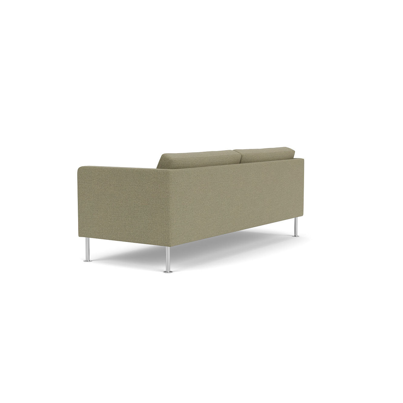 L42 Firhøj - 2,5 pers. sofa - Stål - Green (58)