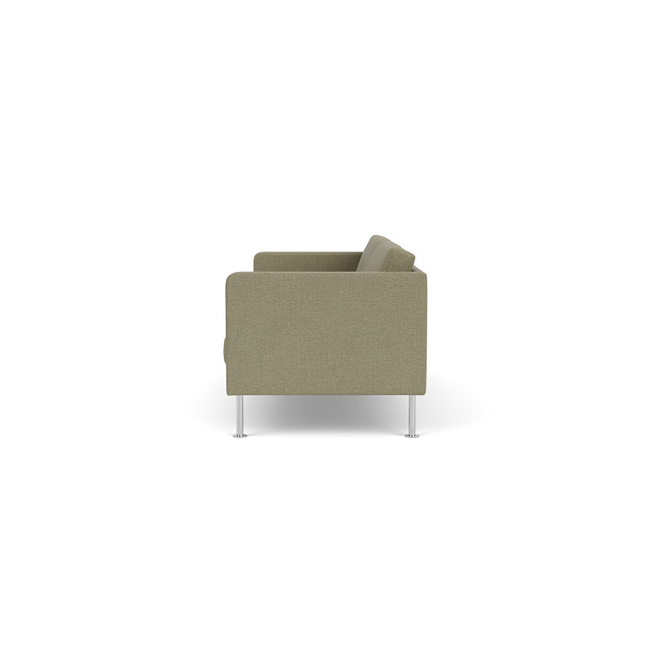 L42 Firhøj - 2,5 pers. sofa - Stål - Green (58)