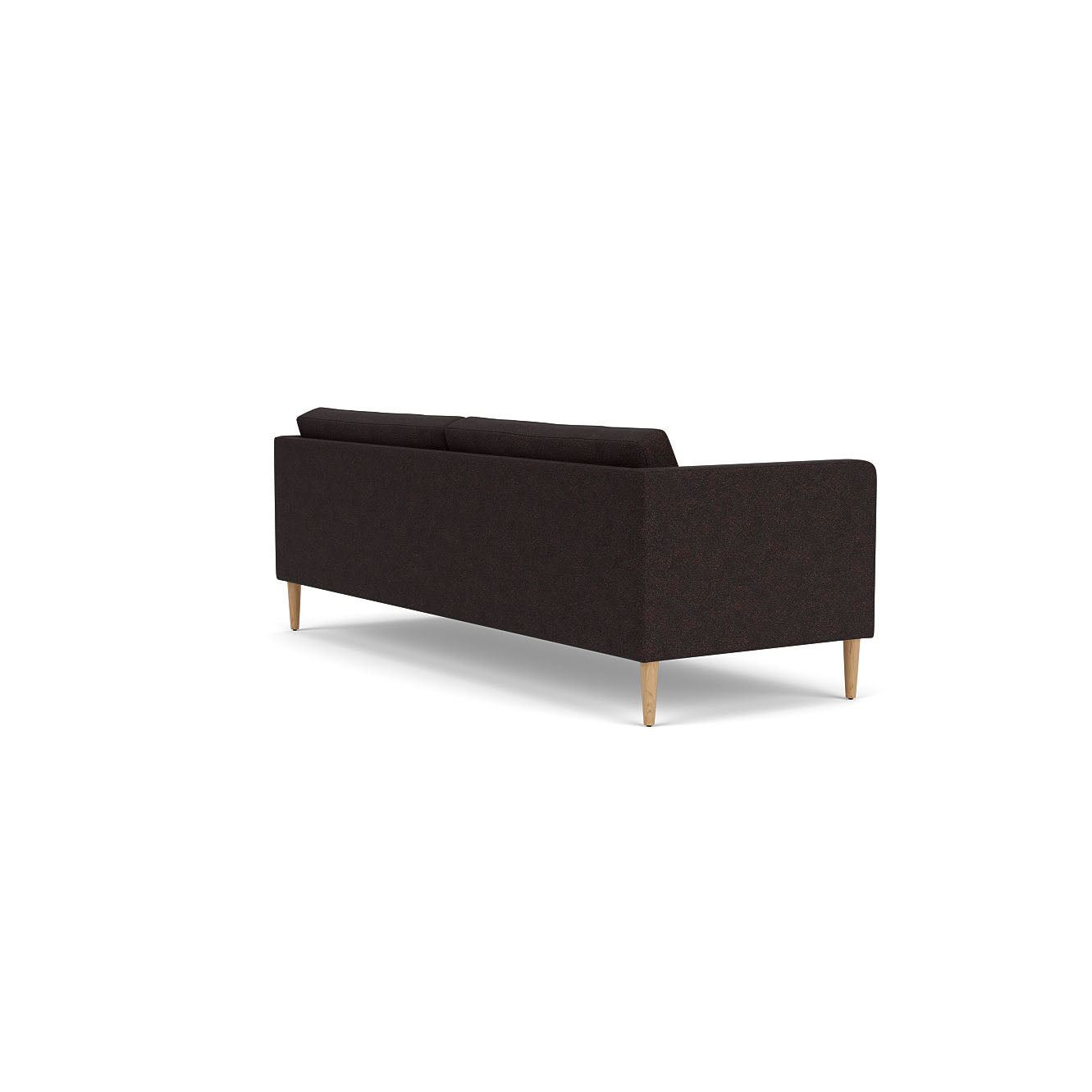 L42 Firhøj - 3 pers. sofa - Eg - Black-Brown