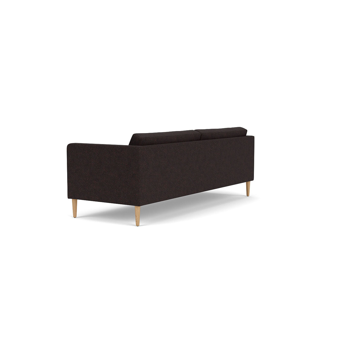L42 Firhøj - 3 pers. sofa - Eg - Black-Brown