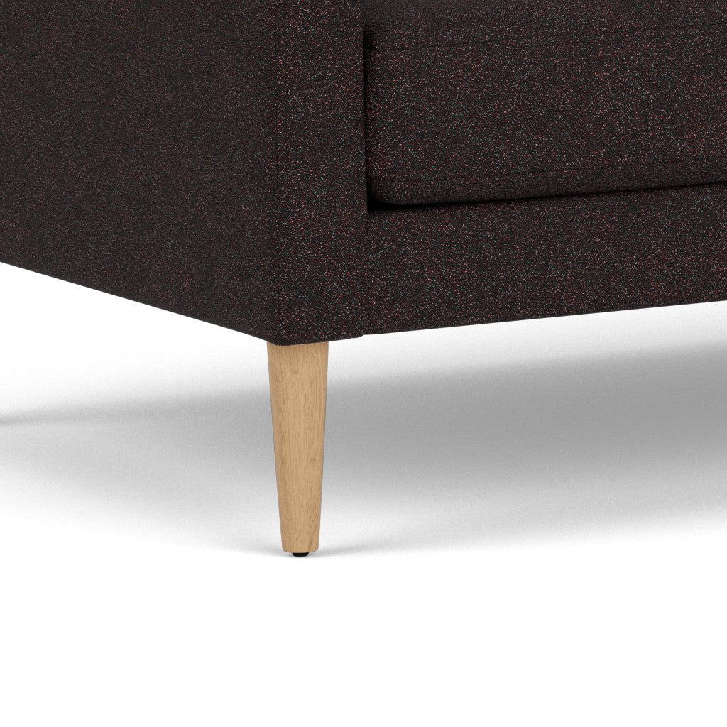 L42 Firhøj - 3 pers. sofa - Eg - Black-Brown