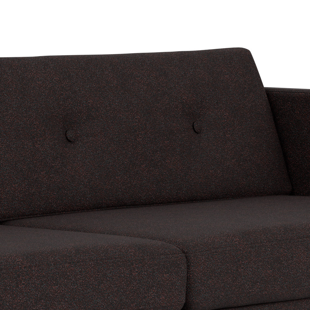 L42 Firhøj - 3 pers. sofa - Eg - Black-Brown