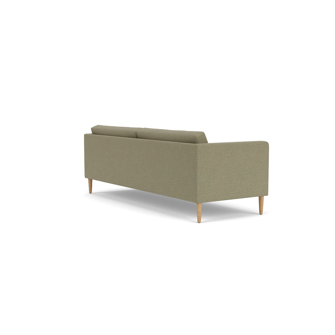 L42 Firhøj - 3 pers. sofa - Eg - Green (58)