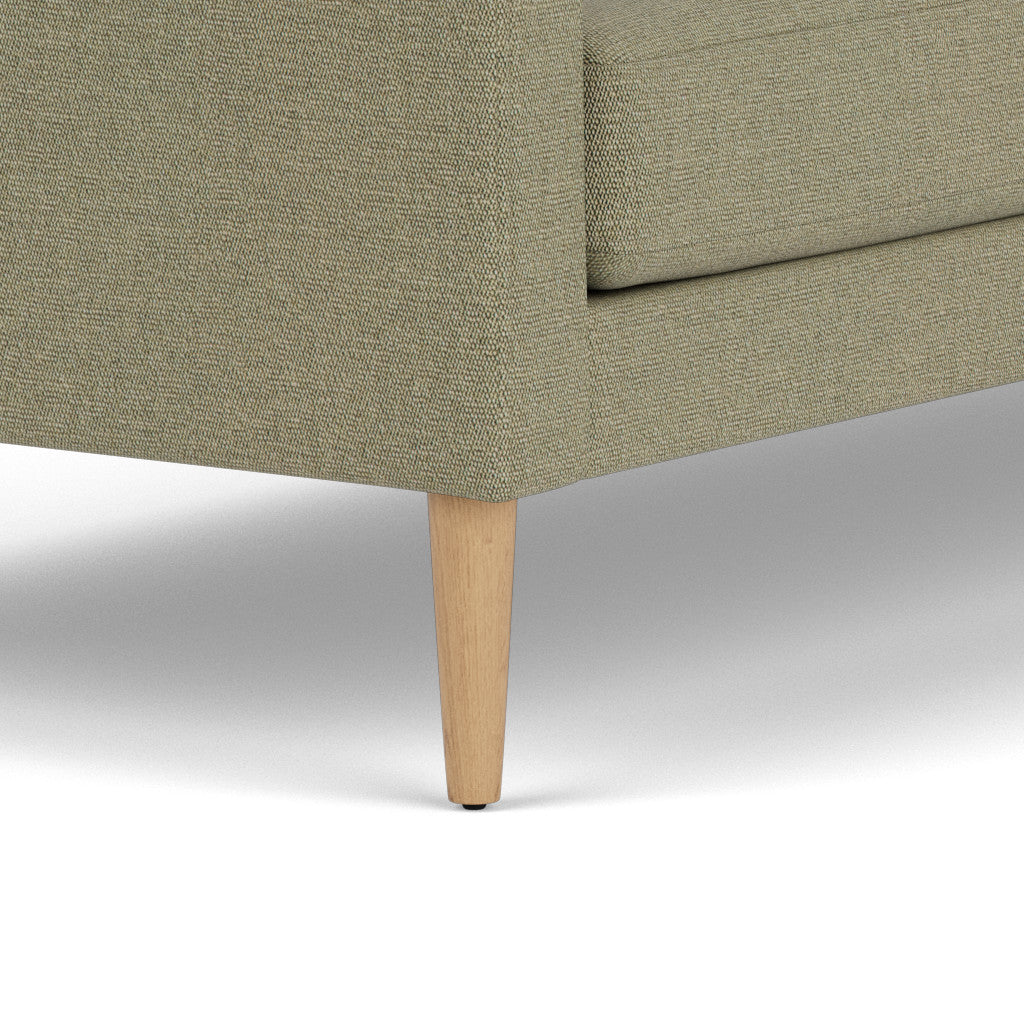 L42 Firhøj - 3 pers. sofa - Eg - Green (58)