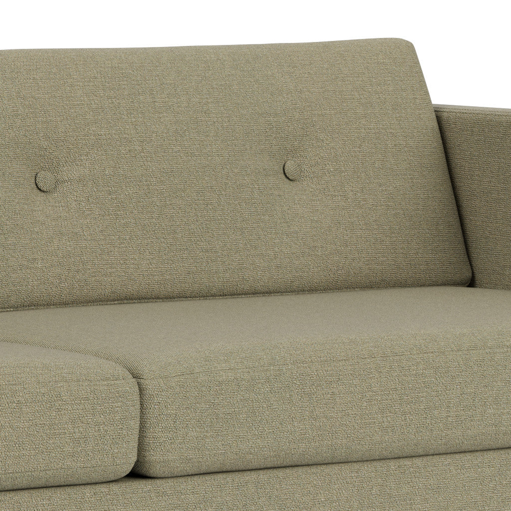 L42 Firhøj - 3 pers. sofa - Eg - Green (58)