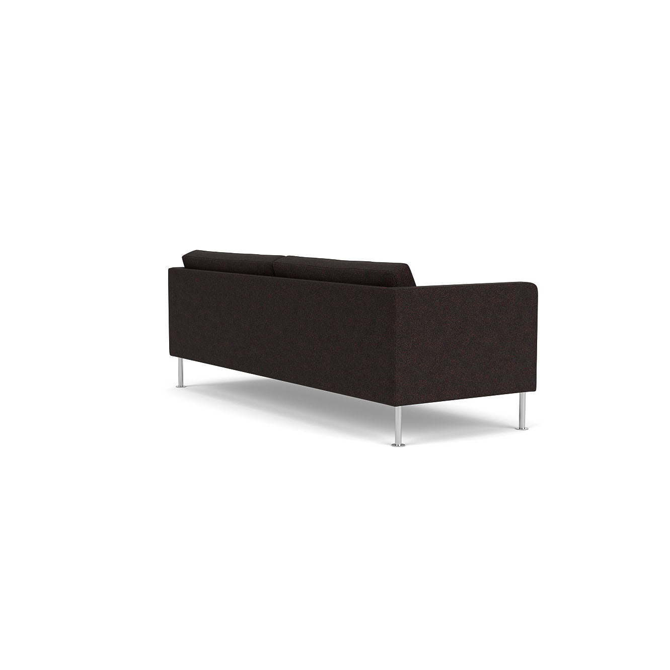 L42 Firhøj - 3 pers. sofa - Stål - Black-Brown
