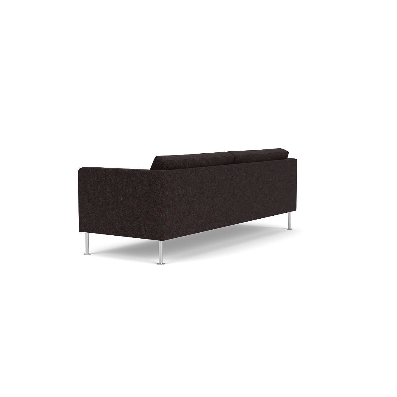 L42 Firhøj - 3 pers. sofa - Stål - Black-Brown