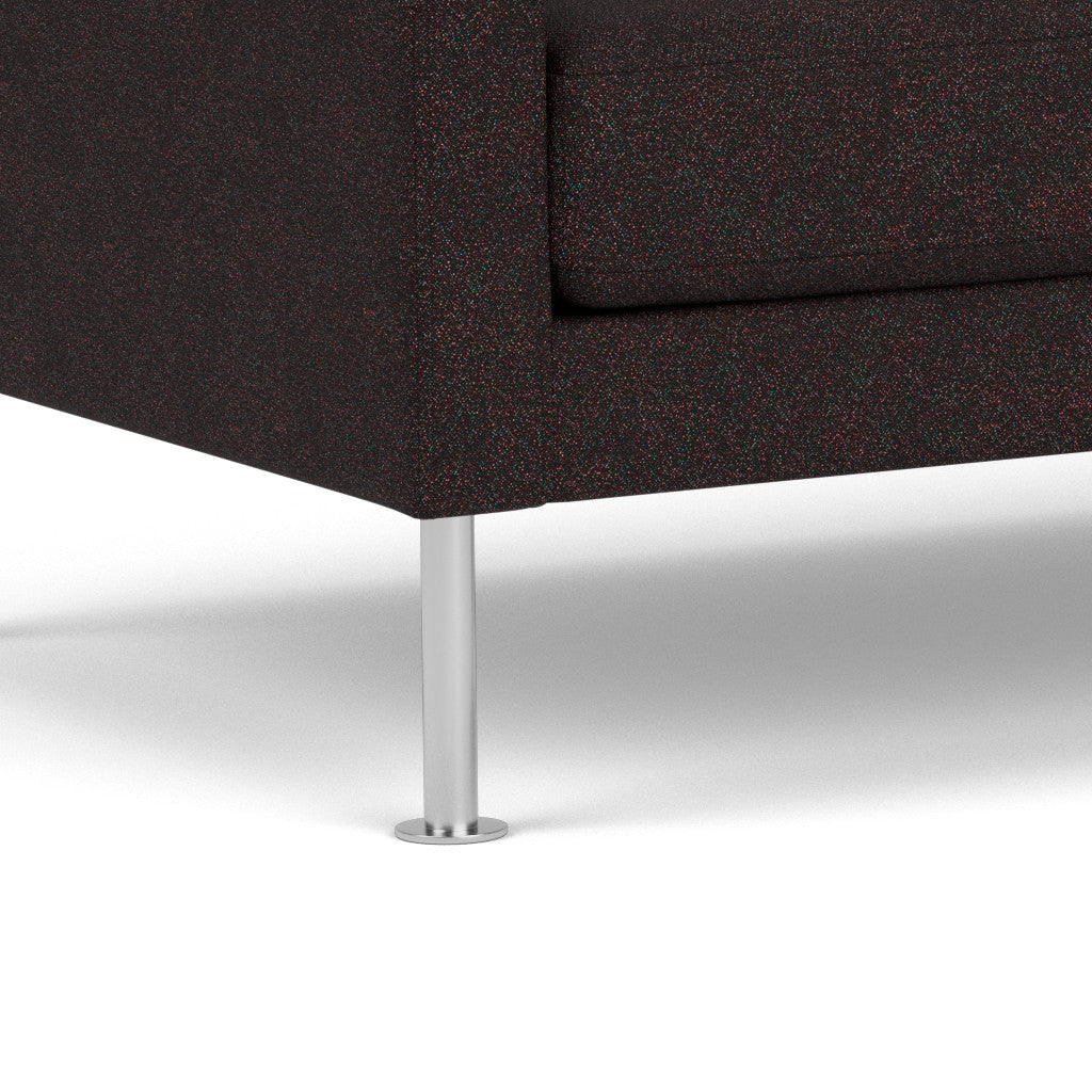 L42 Firhøj - 3 pers. sofa - Stål - Black-Brown