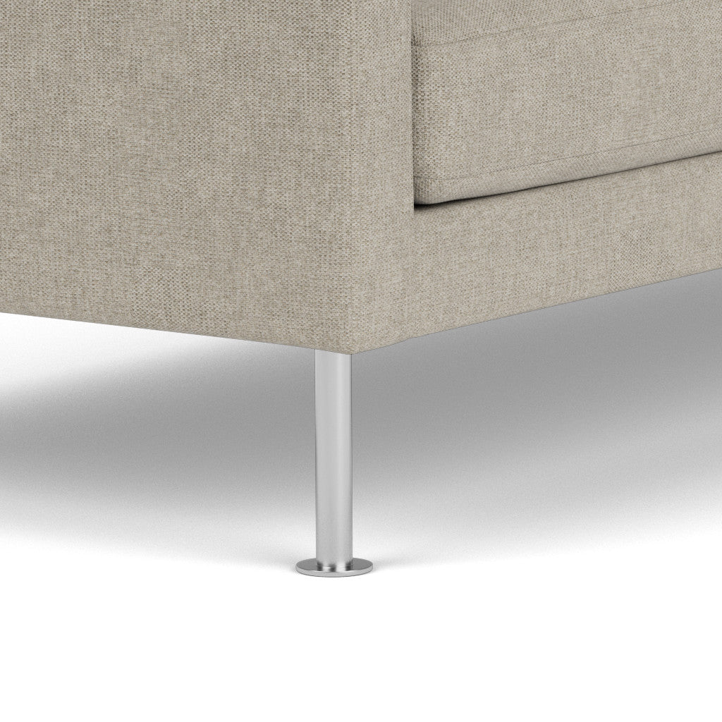 L42 Firhøj - 3 pers. sofa - Stål - Light Grey (30)