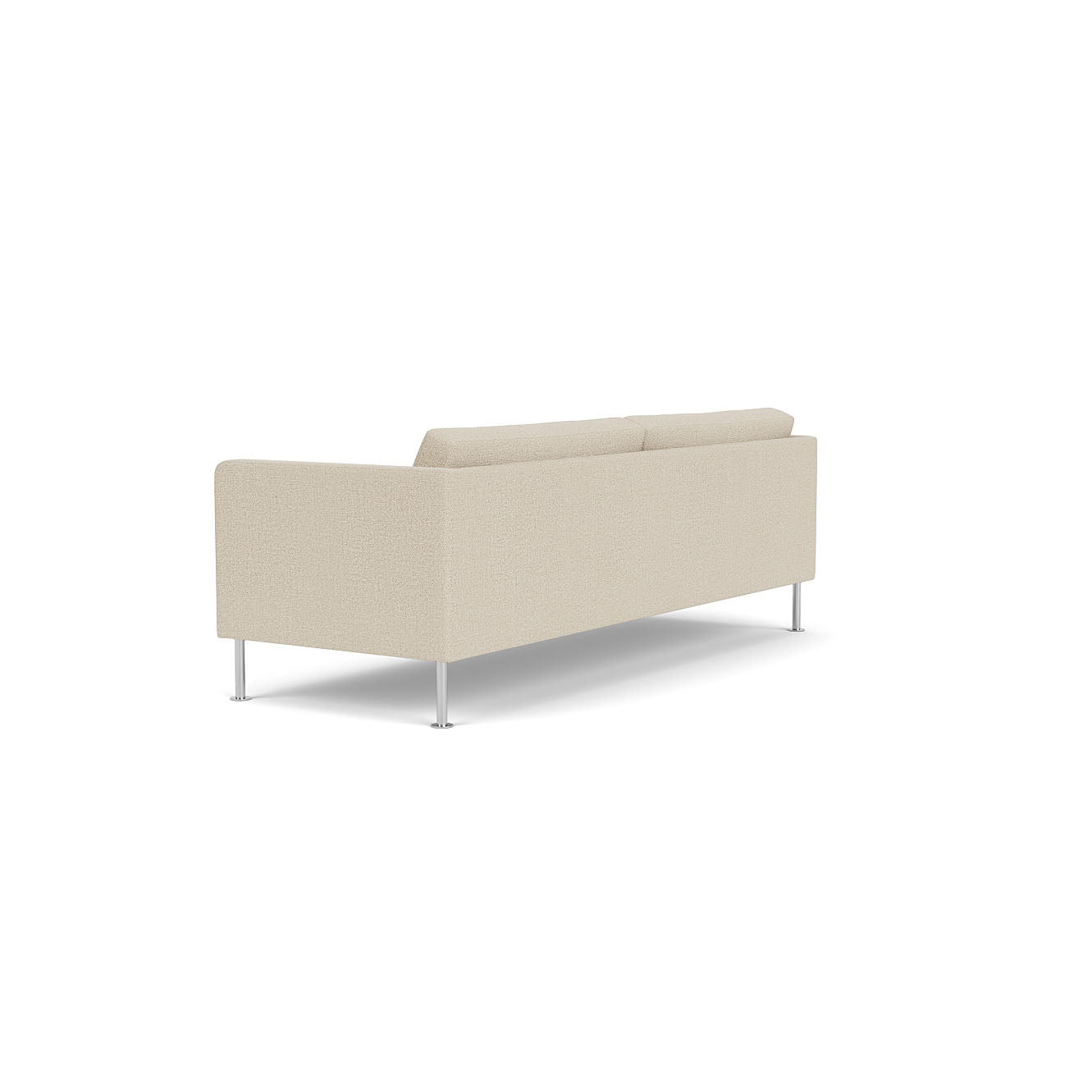 L42 Firhøj - 3 pers. sofa - Stål - Beige (00)