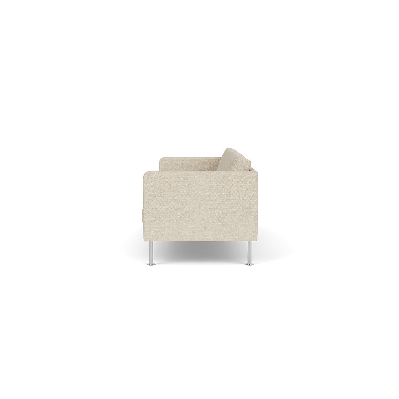 L42 Firhøj - 3 pers. sofa - Stål - Beige (00)