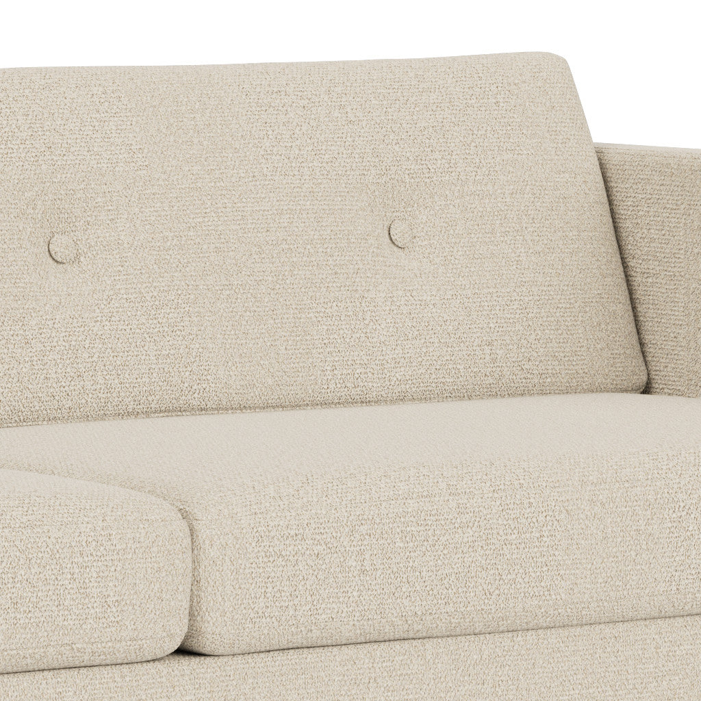 L42 Firhøj - 3 pers. sofa - Stål - Beige (00)