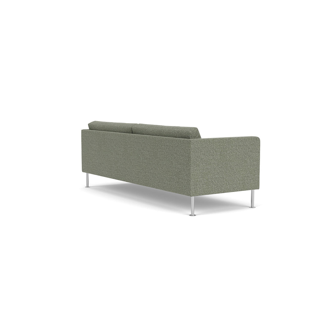L42 Firhøj - 3 pers. sofa - Stål - Green-Melange