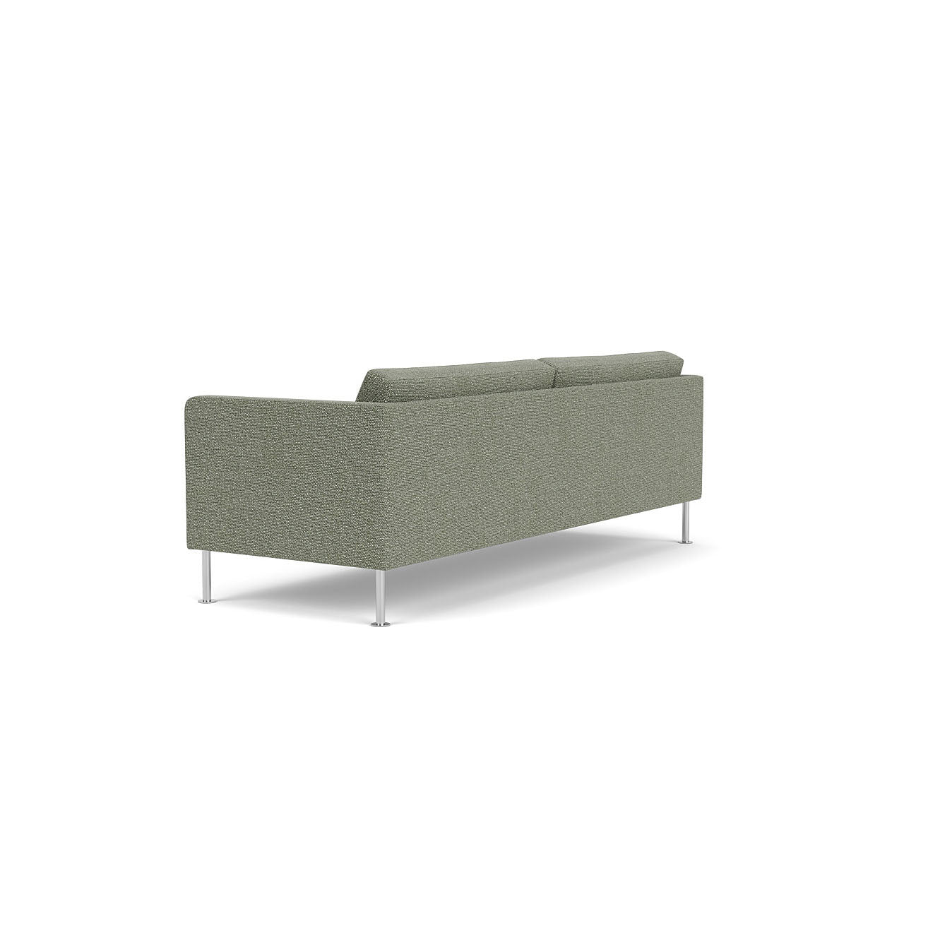 L42 Firhøj - 3 pers. sofa - Stål - Green-Melange