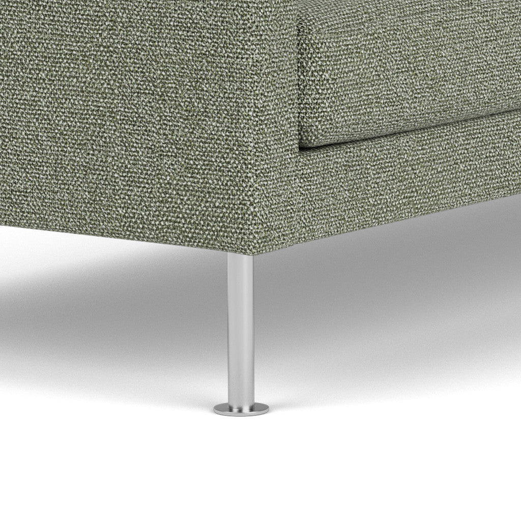 L42 Firhøj - 3 pers. sofa - Stål - Green-Melange