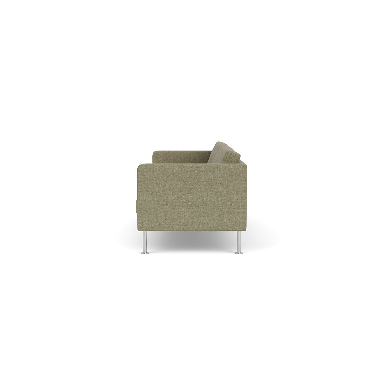 L42 Firhøj - 3 pers. sofa - Stål - Green (58)