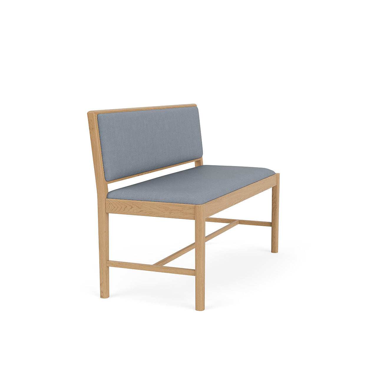 J176 Sønderborg - Bænk - Eg - Ploegwool - Blue