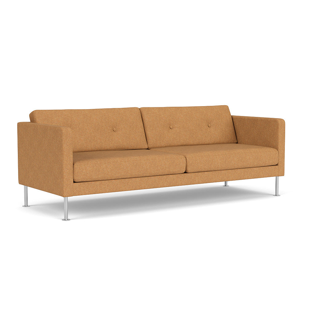 L42 Firhøj - 3 pers. sofa - Stål - Orange-Melange