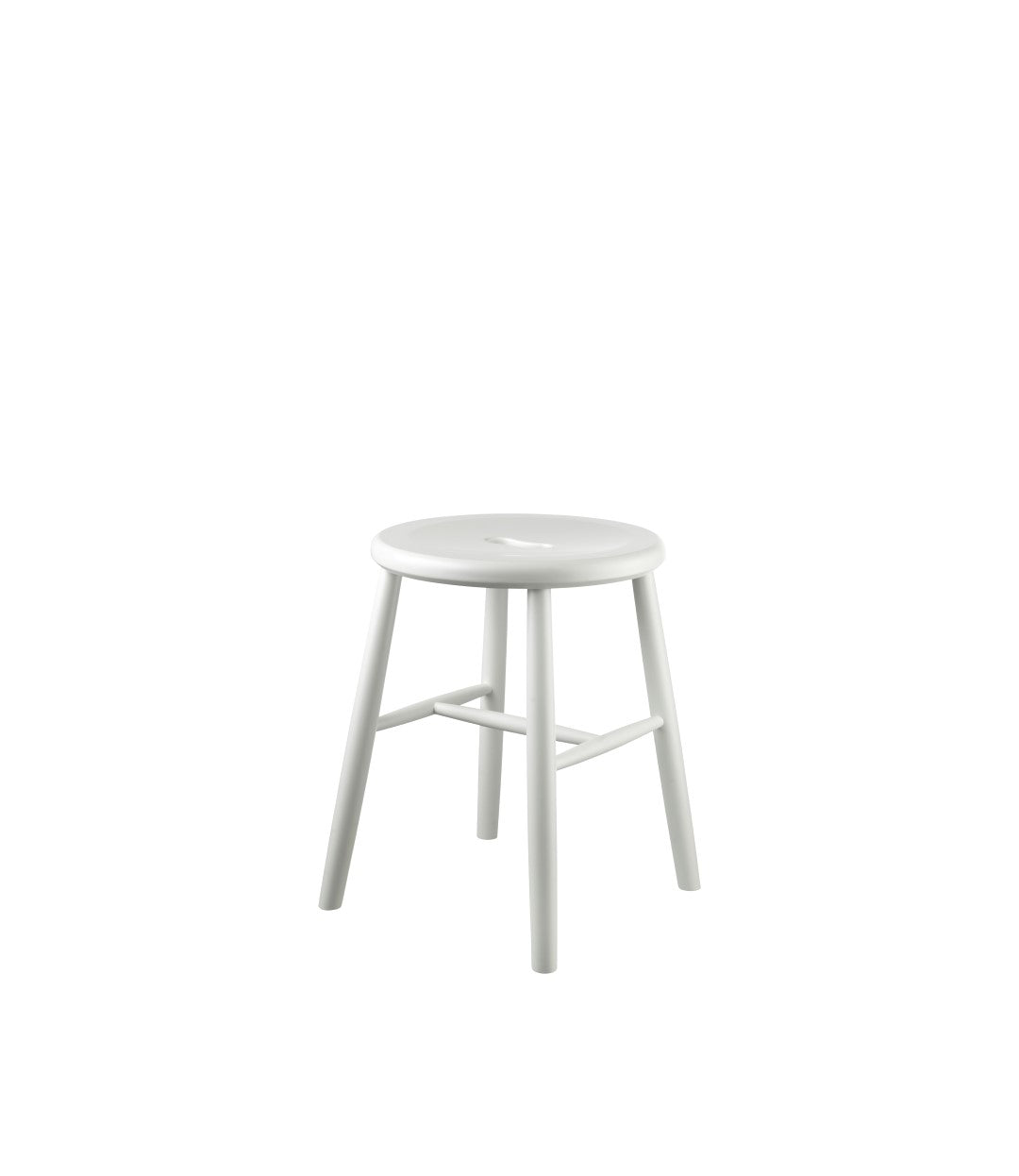 J27 Skammel Bøg Pure White af Børge Mogensen