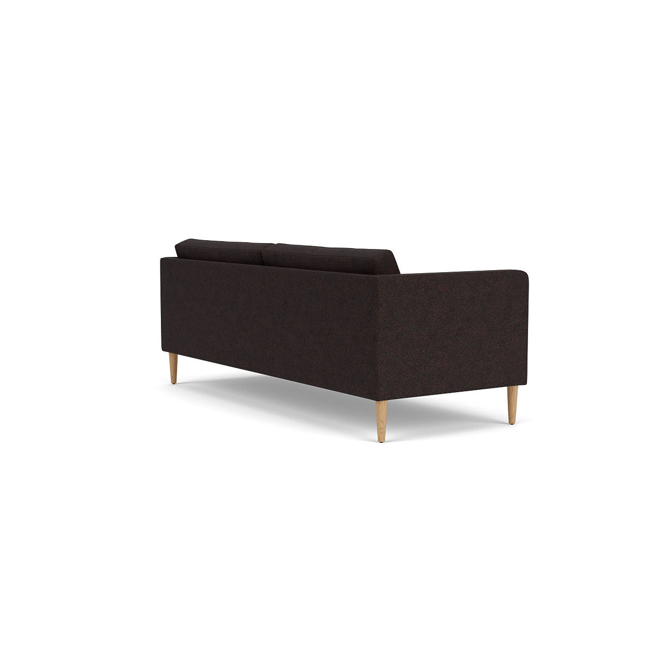 L42 - Firhøj - 2,5 pers. sofa Eg, Natur, Lakeret, Bowen, Black-Brown (7030.21) - MTO af Unit10