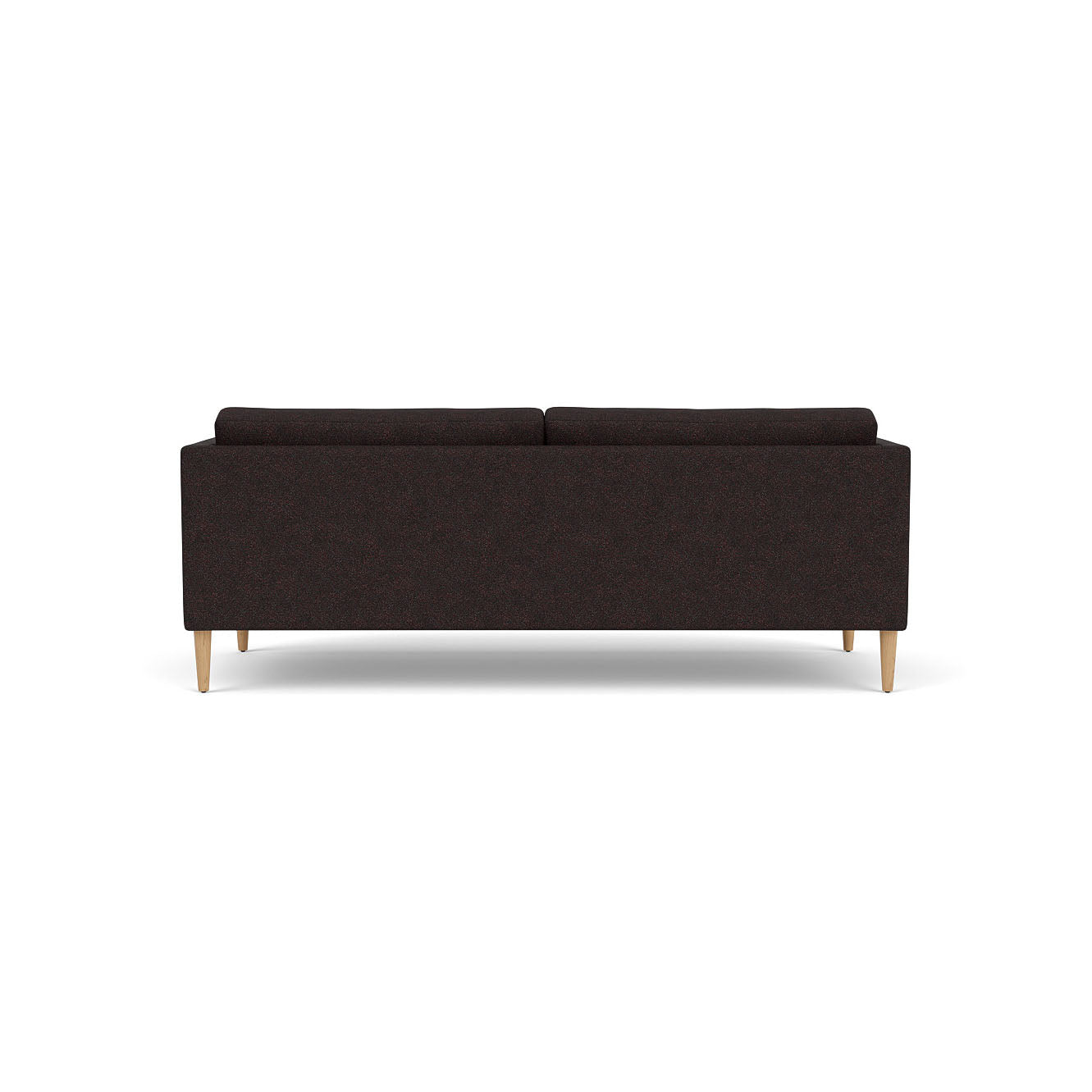 L42 - Firhøj - 2,5 pers. sofa Eg, Natur, Lakeret, Bowen, Black-Brown (7030.21) - MTO af Unit10