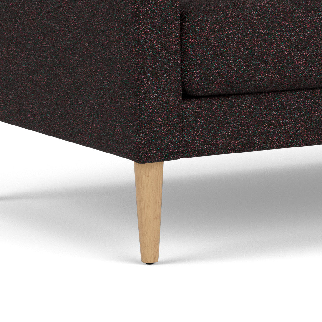 L42 - Firhøj - 2,5 pers. sofa Eg, Natur, Lakeret, Bowen, Black-Brown (7030.21) - MTO af Unit10