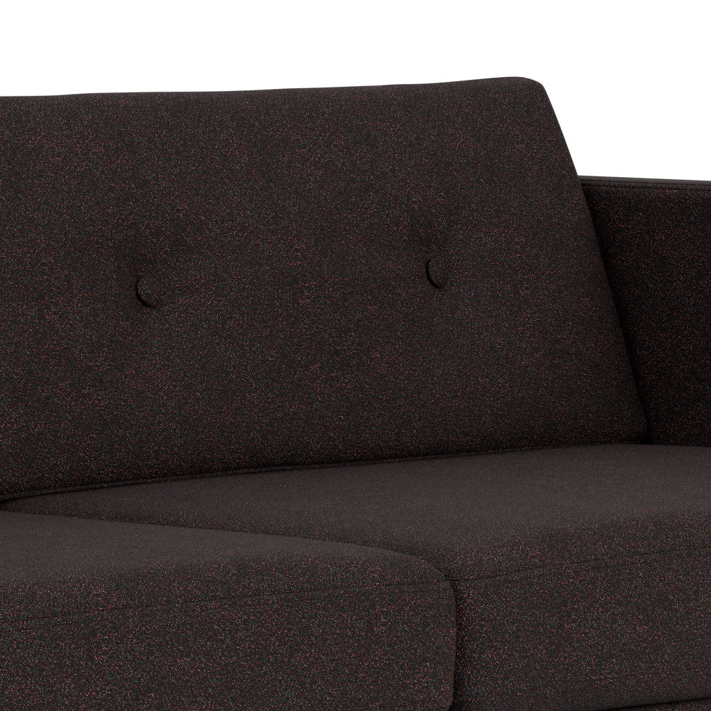 L42 - Firhøj - 2,5 pers. sofa Eg, Natur, Lakeret, Bowen, Black-Brown (7030.21) - MTO af Unit10