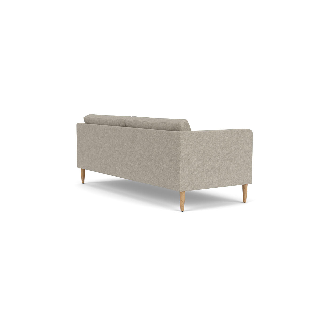 L42 - Firhøj - 2,5 pers. sofa Eg, Natur, Lakeret, Cosmo, Light Grey (30) - MTO af Unit10