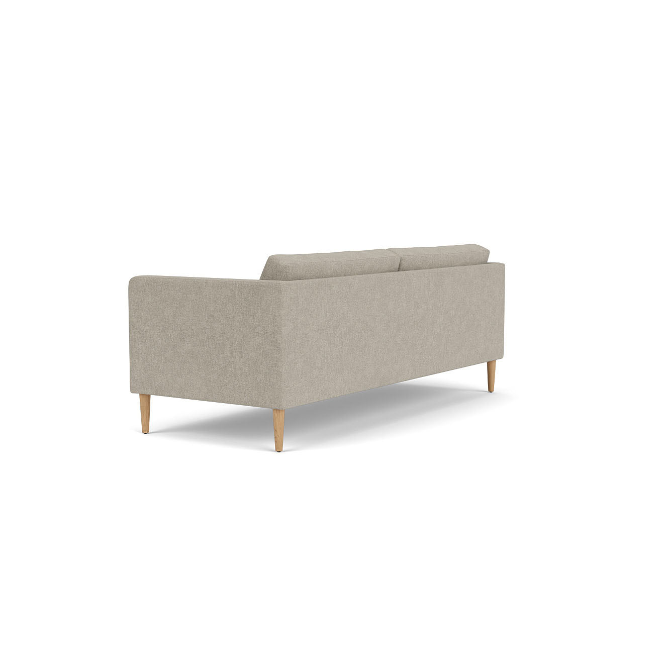 L42 - Firhøj - 2,5 pers. sofa Eg, Natur, Lakeret, Cosmo, Light Grey (30) - MTO af Unit10