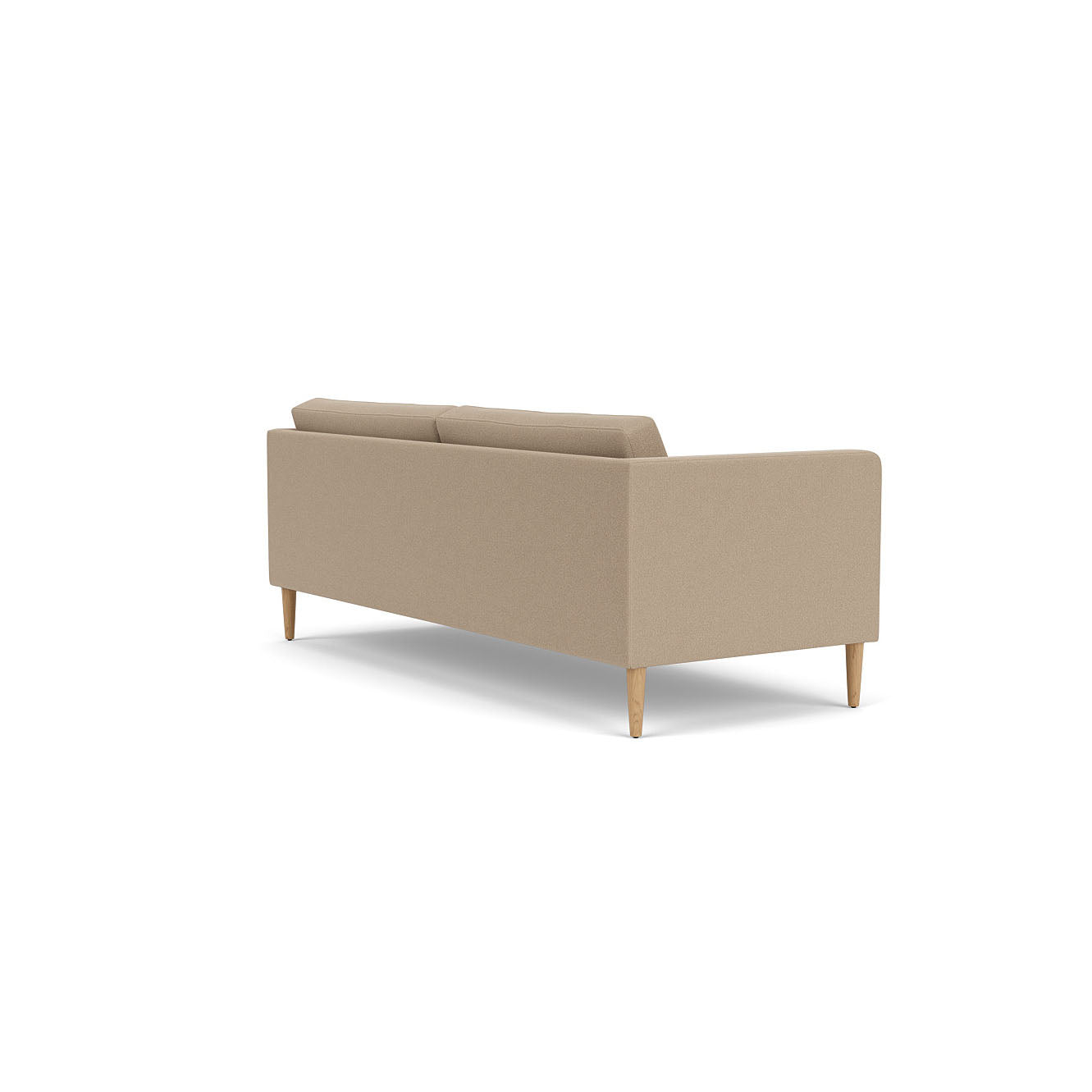 L42 - Firhøj - 2,5 pers. sofa Eg, Natur, Lakeret, Grain, Beige (61252) - MTO af Unit10